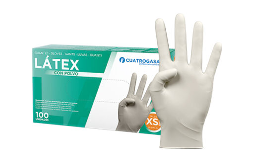 Guantes Latex con Polvo (100u) - XS