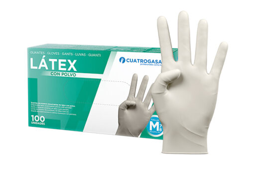 Guantes Latex con Polvo (100u) - M