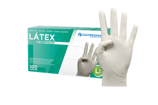 Guantes Latex con Polvo (100u) - L