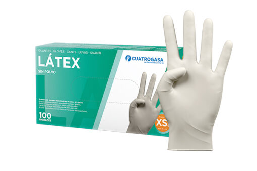 Guantes Látex Sin Polvo (100u.) - XS