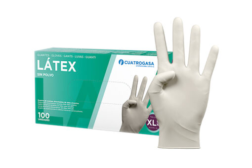 Guantes Látex Sin Polvo (100u.) - XL